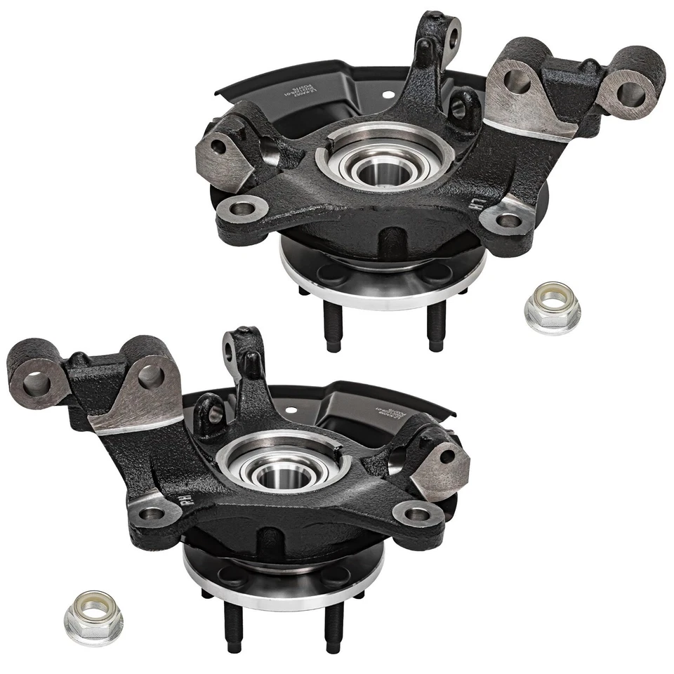 Передние поворотные кулаки и подшипники ступицы колеса в сборе для Ford Edge 2011 - 2014 годов выпуска - Изображение 3 из 4