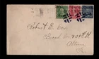 MOMEN: US STAMPS GUAM #1,2,5 USED ON RARE 1899 COVER LOT #94002