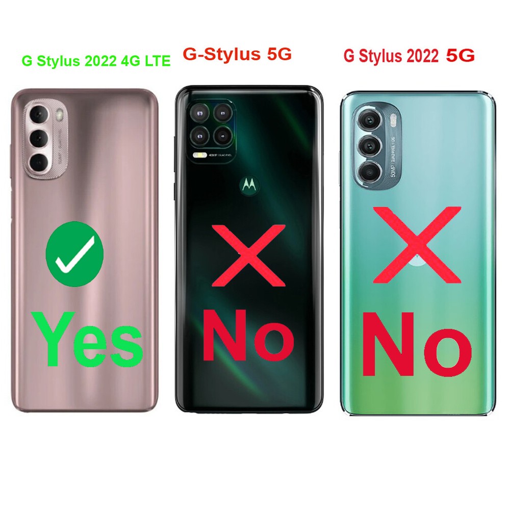 Shockproof Moto G Stylus 4G 2022 XT2211 Phone Case with Card Holder