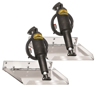 Lenco 14''x12'' Performance Trim Tab Kit 12v Requires Switch