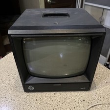 PELCO PMM 1201 High Resolution CRT Color Monitor w/ Power Cord. Powers On