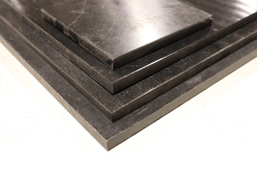 Black 1/2" UHMW Polyethylene Plastic Sheet - Picture 1 of 4