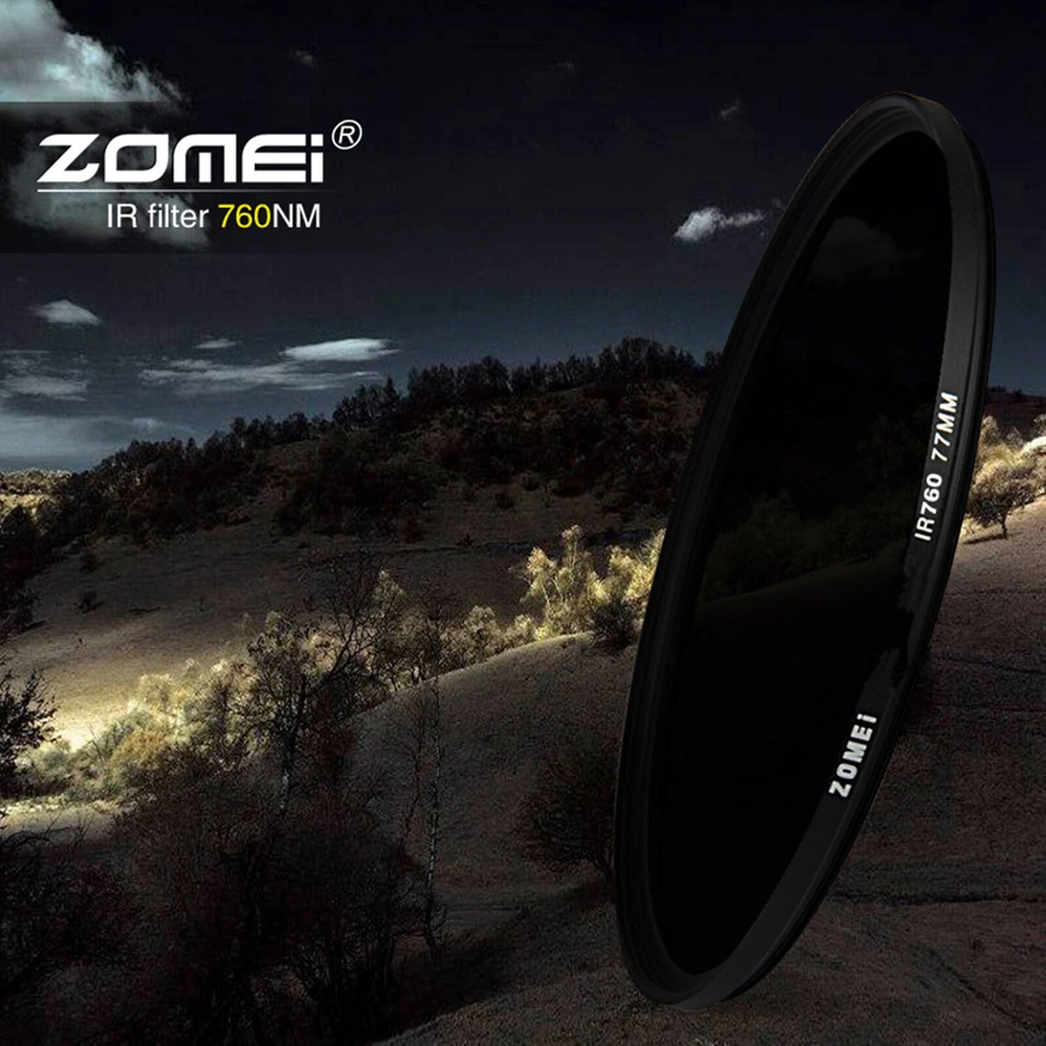 Zomei 58mm IR 680nm+720nm+760nm+850nm+950nm INFRARED FILTER for DSLR Camera - Image 4 of 4