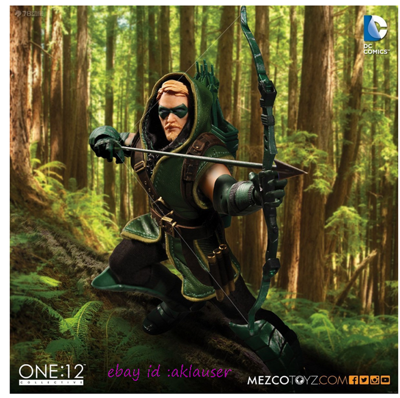 Mezco Toyz 1/12 DC Comics Green Arrow Action Figure Toy Model In