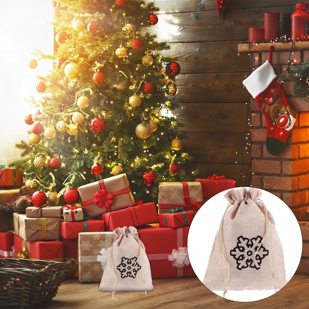 Aggregate 153+ drawstring christmas bags best xkldase.edu.vn