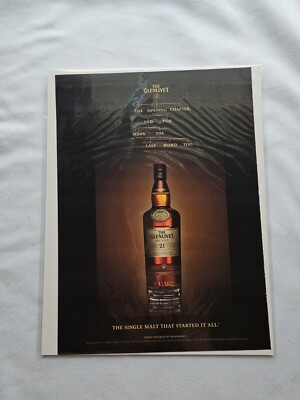 2011, The Glenlivet Proof Print Ad, Approx 8X10, (CP39)