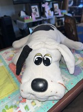 Pound Puppy Puppies 1985 TONKA Large 18  Gray Dog Long Ear Plush 80s