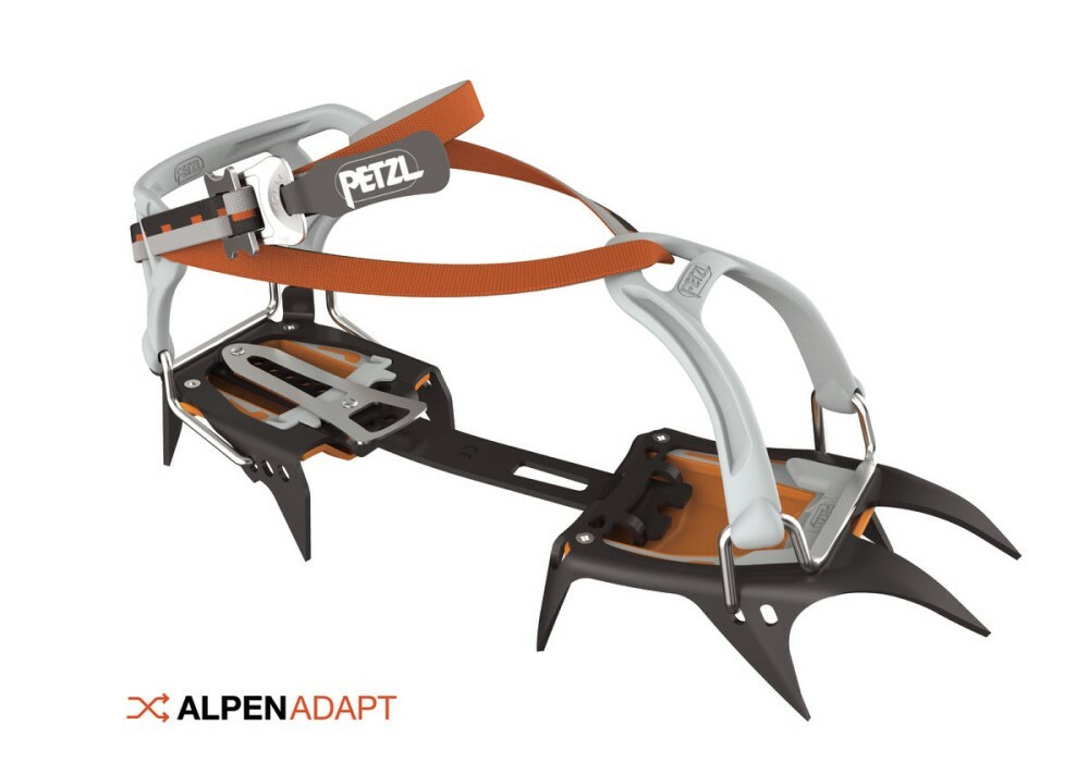 Petzl Irvis Flexlock 10 puntos crampones esquí turismo glaciar viaje
