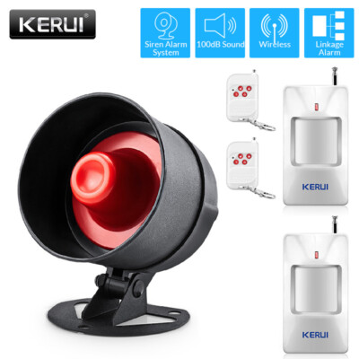 Wireless Alarm System Home Security Standalone Garage Burglar PIR Motion Sensor