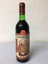 Umberto Fiore Gattinara Vino Spanna 1974 Piemonte 72cl 12,2% Vol Vintage