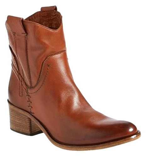 Alberto Toressi Women’s Size 38/7 Brown Leather Mid Calf Side Zip Boots Alberto Torresi Womens Brown Zip Ankle Chelsea Boots Size  main image 3