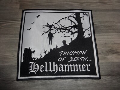 Hellhammer Patch Shape Patch Backpatch Black Metal Bathory Venom Midnight VoN