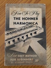 1959 HARMONICA Instruction Booklet: How To Play The Hohner Harmonica; 21 Pages