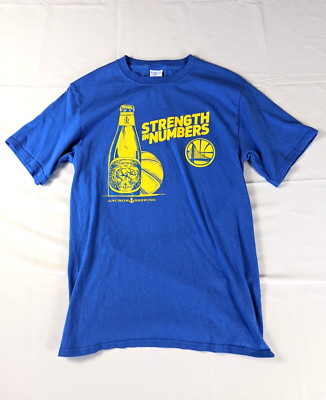 Golden State Warriors Strength in Numbers T-shirt Men's Small Blue