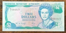 Bermuda E21 : $2 Dollars Banknote - Pick 40Ab - 1997 