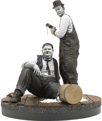 Stan Laurel & Oliver Hardy - Old & Rare Infinite Statue - Bild 1 von 4