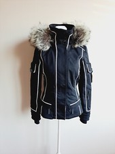 Dior Ski Black & White Jacket With Fox Fur Size 4