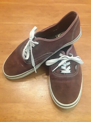 Vans New Style Swade Bergandy Men Size USA 10 Very Nice Rare Shoes Free Shipping