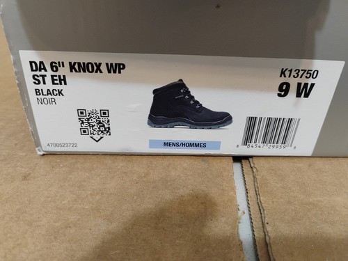 Hytest 6" Steel Toe Work Boot New in Box Men’s Size 9W Black K13750 MSRP $165 - 第 4/5 張圖片
