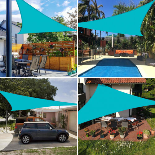 Waterproof Shade Sail Patio Awning Outdoor Garden Pool Sun Canopy Shelter Cover. - Picture 12 of 71