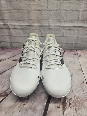 Adidas Adizero Afterburner Metal Baseball Cleats Men's white H00981 size 8.5