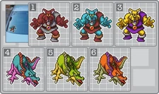 DRAGON WARRIOR Enemy Sprites Set #4 Vinyl Decal Choose Your Favorite!