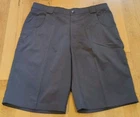 Straight Downs Mens Gray Athletic Shorts Size 34 Gray