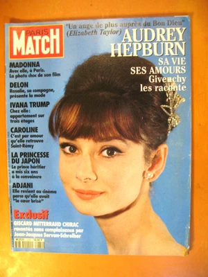 Paris Match N° 2280 du 04/02/1993- Audrey Hepburn. Madonna. Delon. Ivana Trump - Photo 1/3