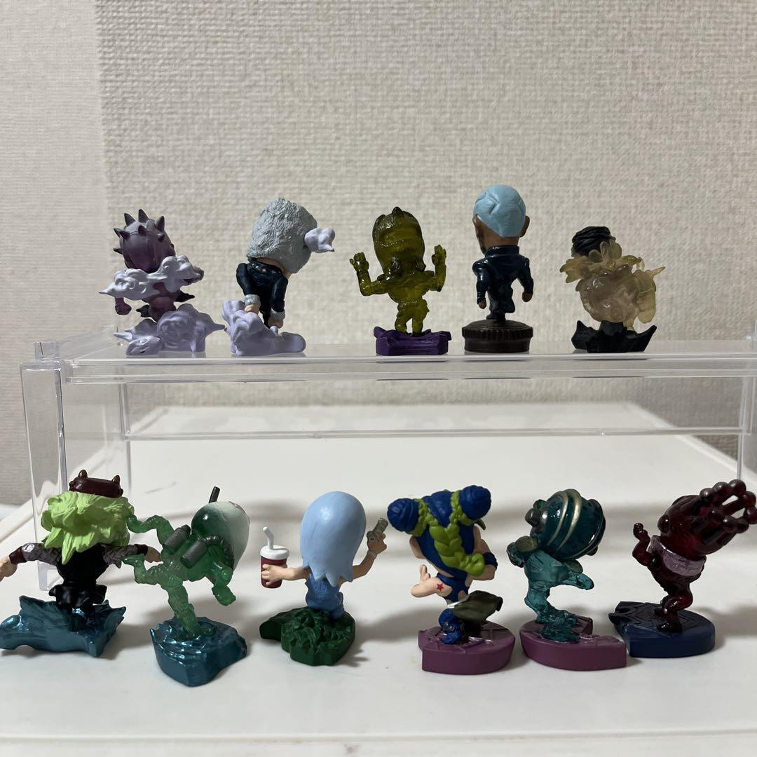 COLLE-CHARA! アベンジャーズ ミニフィギュア Lot of 11 Chara Heroes JoJo's Bizarre Adventure Part.6 Mini