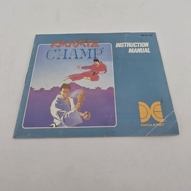 Karate Champ - Box With Manual Only - Nintendo Nes - Shrink (No Game)