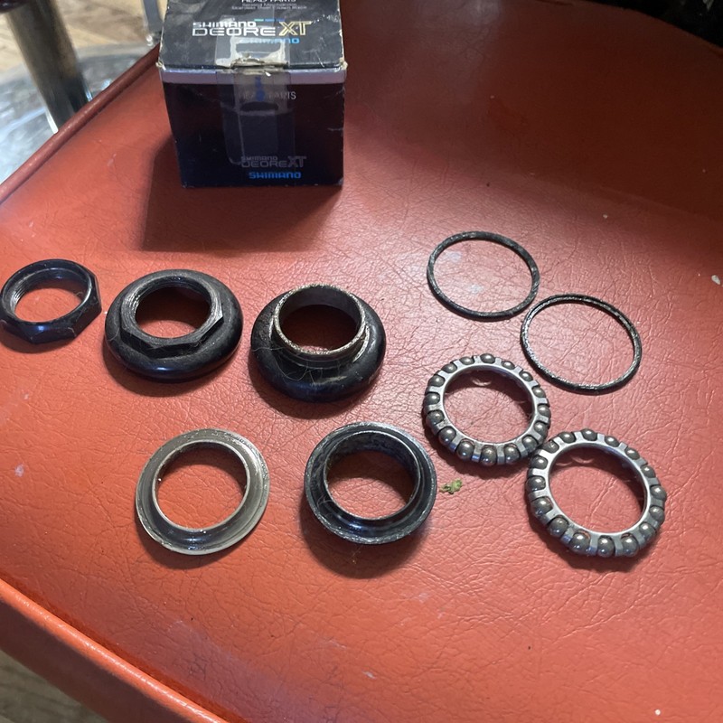 Shimano Deore XT Headset HP-M735 vintage MTB threaded 1 inch,  with box