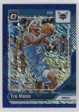 2024-25 Panini Donruss Optic Blue Shimmer Prizm 17/75 Tre Mann #30 1ay2
