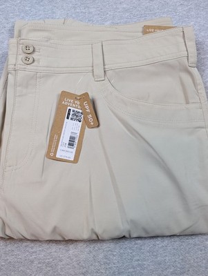 New Eddie Bauer Women's Size 20 Tan Sightscape Horizon Convertible Roll Up Pants