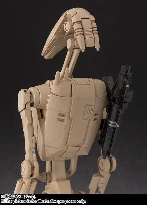 S.H.Figuarts Star Wars Battle Droid versão de revenda Boneco de ação ABS PVC Bandai - Imagem 4 de 4