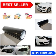 12x48 Light Black Self-adhesive Vinyl Tint Film For Headlights Taillights 12x48 Light Black Self-adhesive Vinyl Tint Film For Headlights Taillights