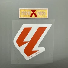 2024/2025 LFP La Liga and champions Iron print on Player issue Size Patch Badge