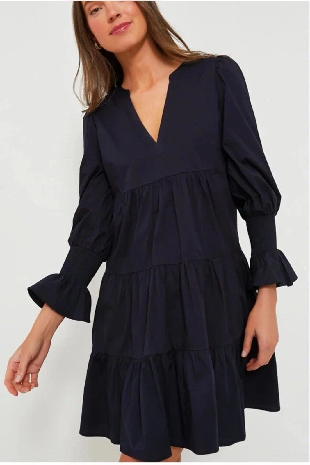 Abito Tuckernuck Pomander Place Navy Kenzo Crepe Taglia Large