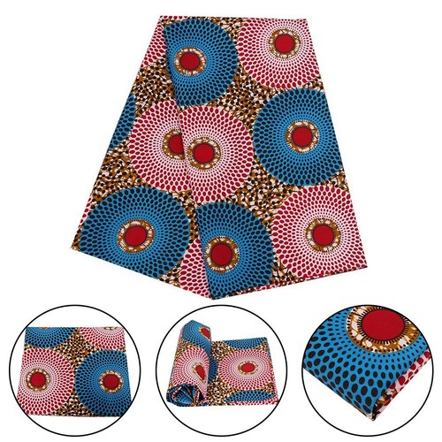 Tessuto Poliestere Stampato Etnico Perfetto per Progetti Trapuntati e Patchwork - Foto 9 di 12