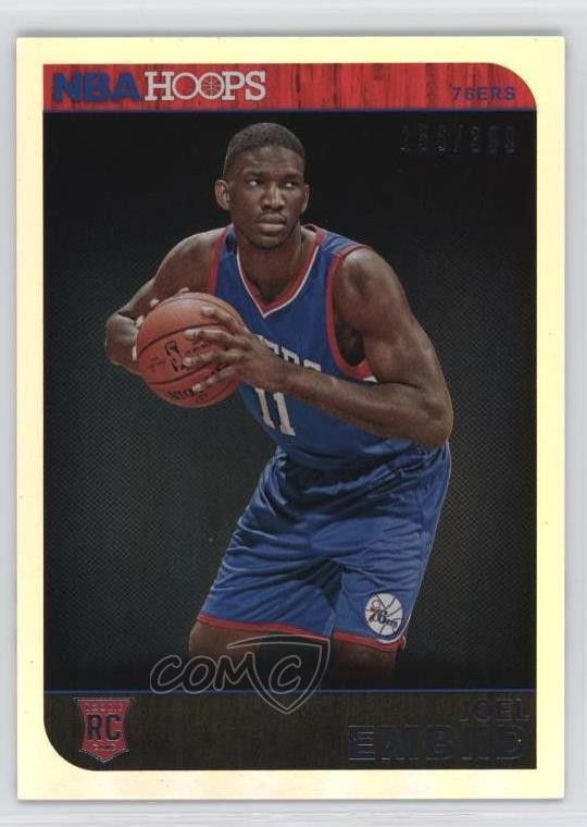 2014-15 NBA Hoops Silver 156/399 Joel Embiid #263 0w30