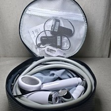 Ivation Portable Camping Shower Kit w/ 5 ft Hose, Head, Hook, Carry Case, 12V