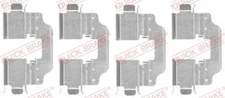 For Quick Brake 109-1773 Brake Pads Installation Kit Renault T.