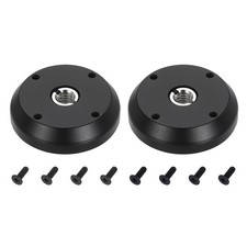 3/8" Thread Tripod Adapter Holder 2Pcs with Adapter Screw for Tripod DSLR Black