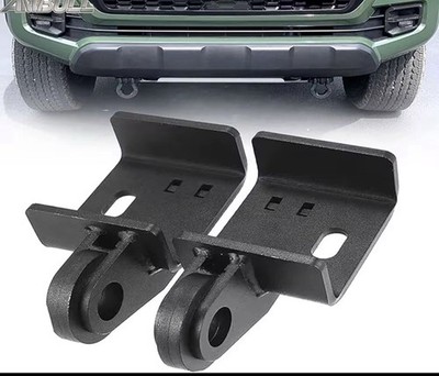 2009-2023 Toyota Tacoma front recovery point tow hook Black