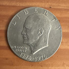1776-1976 Eisenhower $1 Bicentennial Dollar Type 1 Business Strike Circulated — photo 1