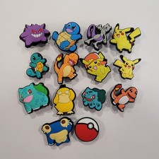 Pokemon Charms For Crocs Shoe - 14 Pieces