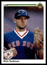 1990 Upper Deck Rich Gedman Boston Red Sox #402