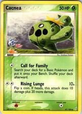 Cacnea 47/100 Common Crystal Guardians Pokemon Damaged on eBay