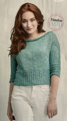 Strickmuster Damen Perlen Top