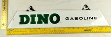 Vintage Sinclair Dino Gasoline Porcelain Gas Pump Plate Sign 4 3/4 x 22"