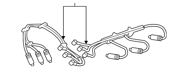 Genuine GM Spark Plug Wire Set 12192462 - Image 4 of 4